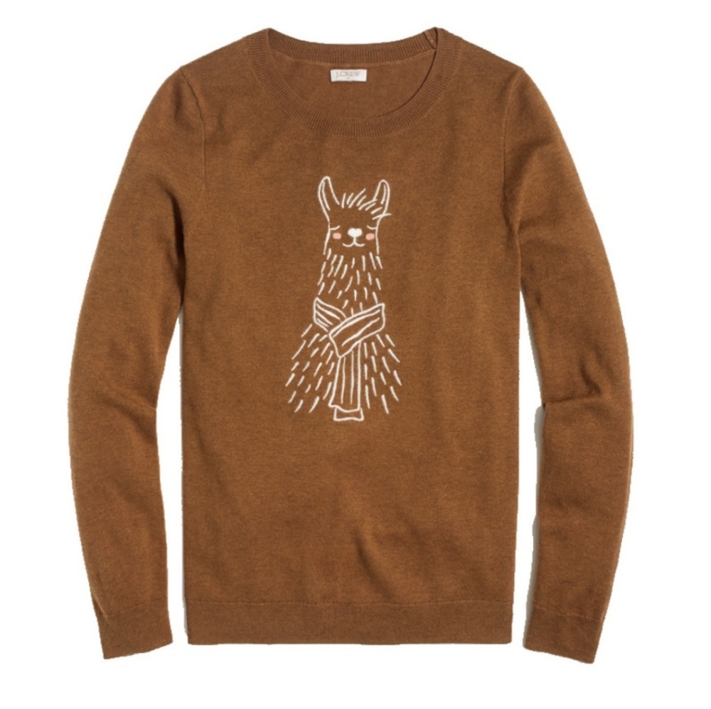 NWT JCrew Llama Sweater